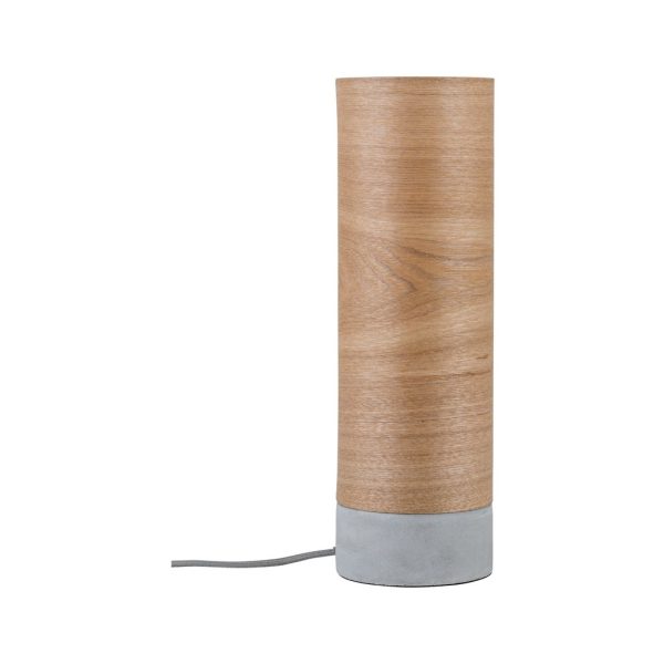 Neordic Skadi Lampa stołowa max. 1x20W E14 230V Drewno/Beton - obrazek 2