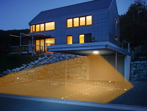 Oprawa LED 10W Steinel DL Vario Quattro z czujnikiem 3000K biała - obrazek 3