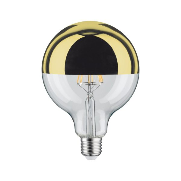 Źródło światła LED Globe 125 5W E27 230V zwierciadło Złoty 2700K ściemniany - obrazek 2