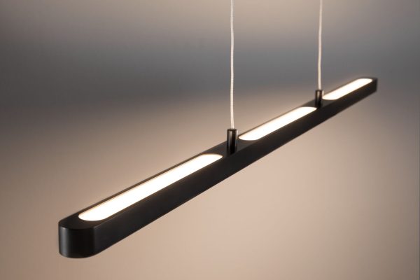 Lampa wisząca LENTO LED DIM SM Bluetooth 43W 1700lm 2700K-6000K 230V czarny / aluminium - obrazek 4