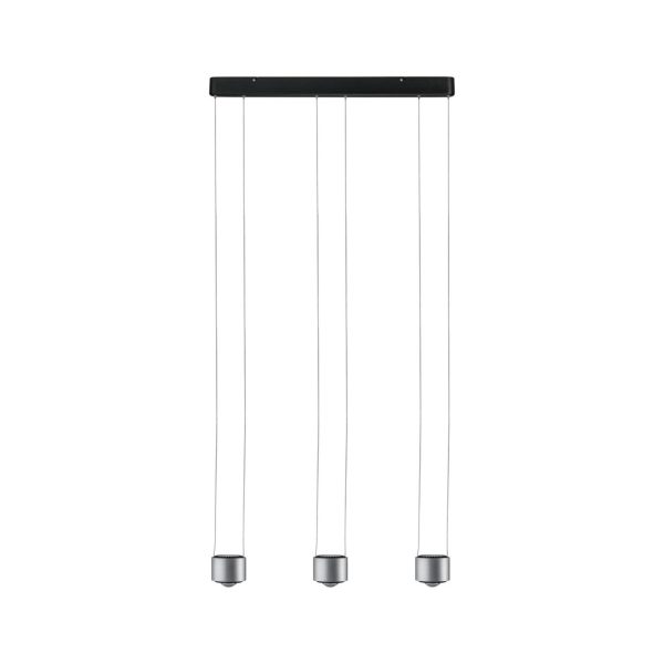 Lampa wisząca ALDAN LED DIM 3x9W 3X450lm 2700K 230V czarny / szczotkowane aluminium - obrazek 2