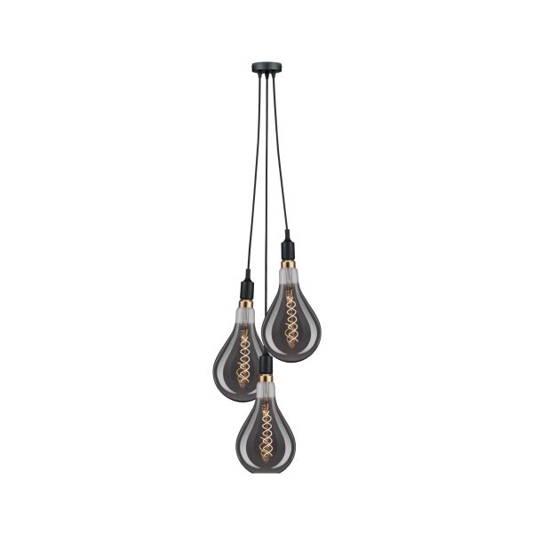 Lampa wisząca KETIL Neordic E27 max. 3x20W IP20 230V czarny / metal / tworzywo sztuczne - obrazek 4