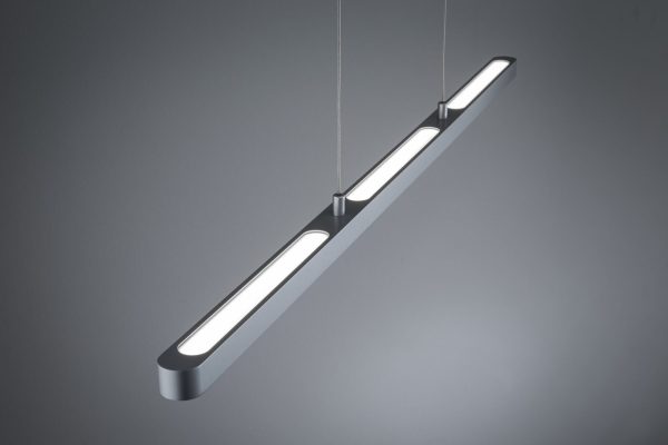 Lampa wisząca LENTO LED DIM SM Bluetooth 43W 1700lm 2700K-6000K 230V chrom matowy / aluminium - obrazek 2