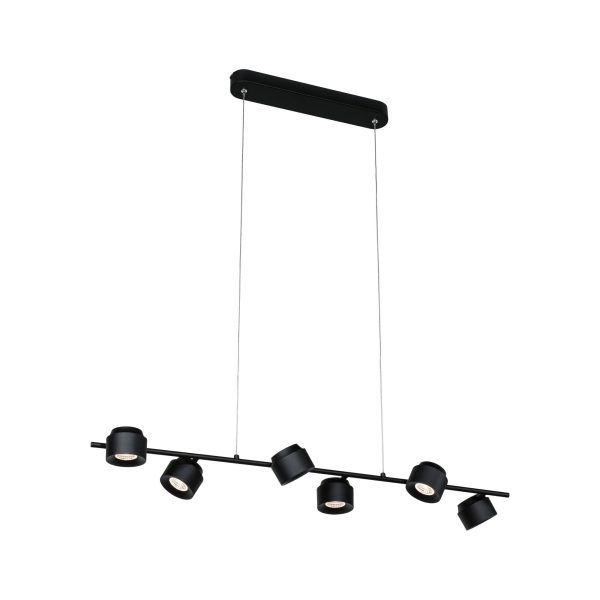 Lampa wisząca PURIC PANE LED SH Zigbee 6X6W 2700K DIM 450lm 2700K IP20  230V czarny mat /metal - obrazek 2