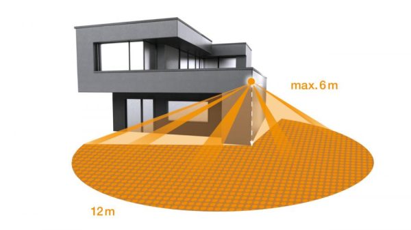 Naświetlacz XLED PRO ONE SENSOR  Max S LED biały, detektor ruchu 240°, projektor aluminiowy, 6116 lm - obrazek 4