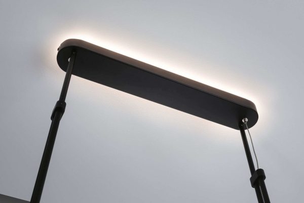 Lampa wisząca PURIC PANE LED 6x6,5W 1x4.5W 3-STEP DIM 2700K 230V czarny metal - obrazek 3