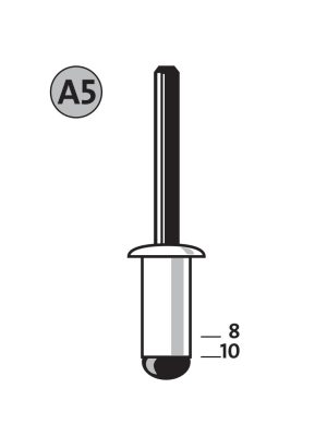 A 5 / 8 X 30 NITY ALUMINIOWE