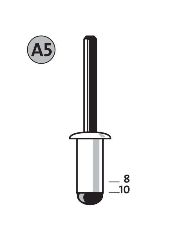 A 5 / 8 X 30 NITY ALUMINIOWE