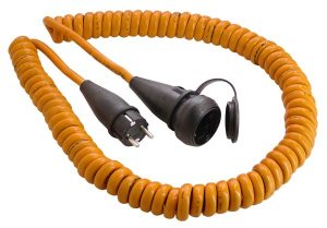 Przedłużacz spiralny 1-5m 16A 3x2.5 - poliuretan