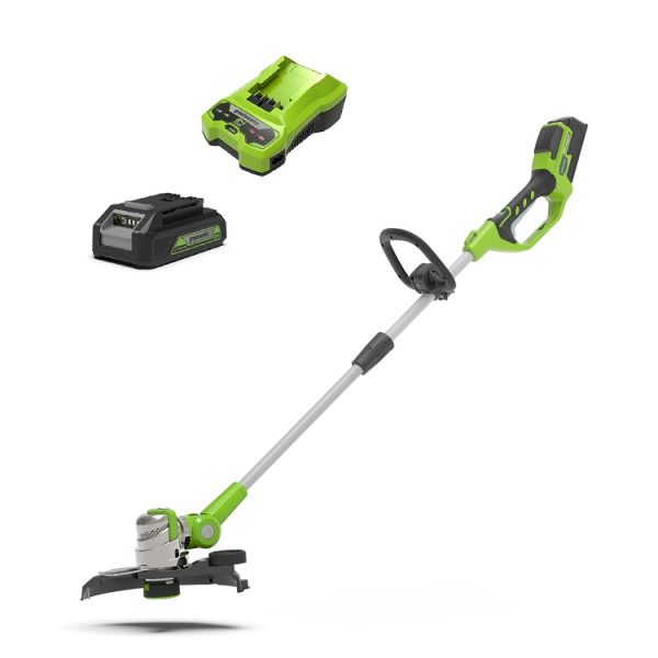 24V Podkaszarka GREENWORKS Zestaw Ład.+ 2,0 Ah - obrazek 2
