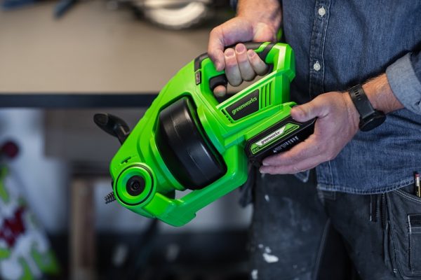 24V urządzenie do przepychania rur Greenworks G24DA - obrazek 2