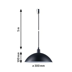 Lampa wisząca MAPALO Plug & Shine 2W 3000K IP44 24V antracyt