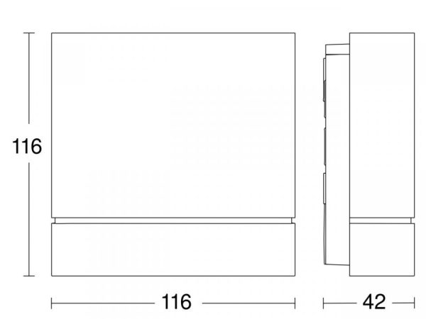 Czujnik ruchu i zmierzchu IS 180 DIGI BASIC Bluetooth MESH IP54 antracytowy - obrazek 5