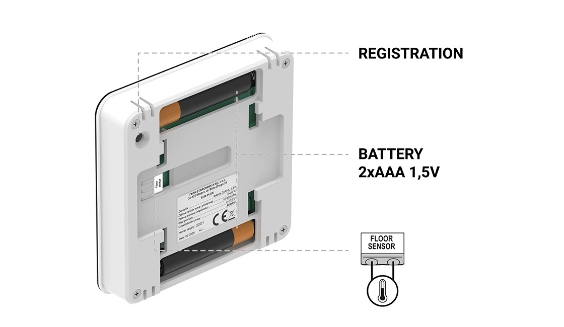 R-8b PLUS - Bezprzewodowy regulator temperatury