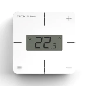 R-S1 BIAŁY – Przewodowy regulator pokojowy Sinum