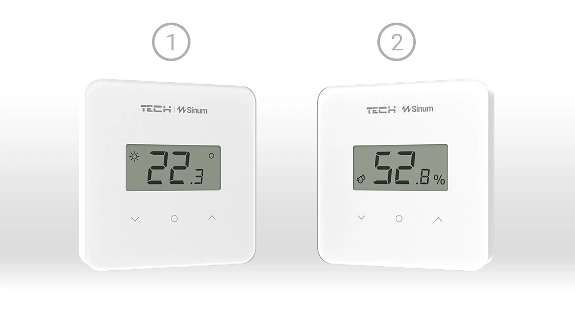 R-S2 – Przewodowy regulator pokojowy Sinum