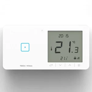 WSR-01L BIAŁY - Regulator pokojowy + włącznik jednopolowy