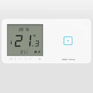 WSR-01P BIAŁY - Regulator pokojowy + włącznik jednopolowy