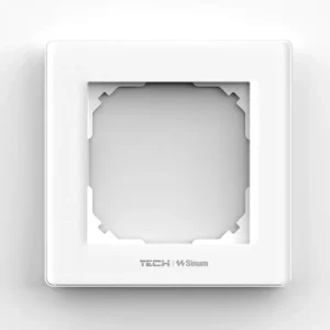 FG-01 BIAŁY - Ramka 1x szklana