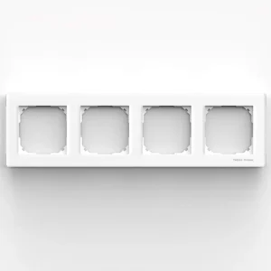 FG-04 BIAŁY - Ramka 4x szklana pozioma