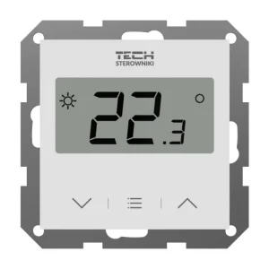F-2z v1 BIAŁY - Regulator pokojowy dwustanowy doramkowy