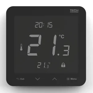 R-12s CZARNY - Regulator pokojowy